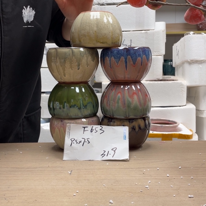 粗陶多肉花盆微瑕653