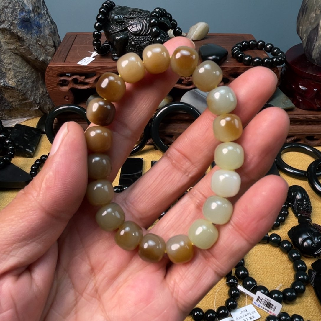 和田玉手链未镶嵌