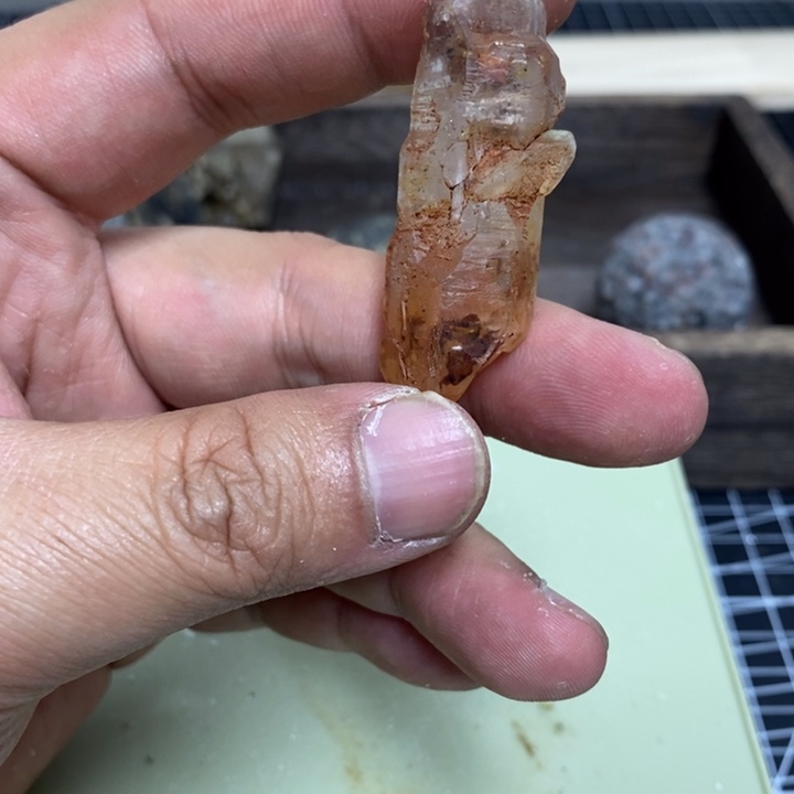 水晶水晶柱未镶嵌