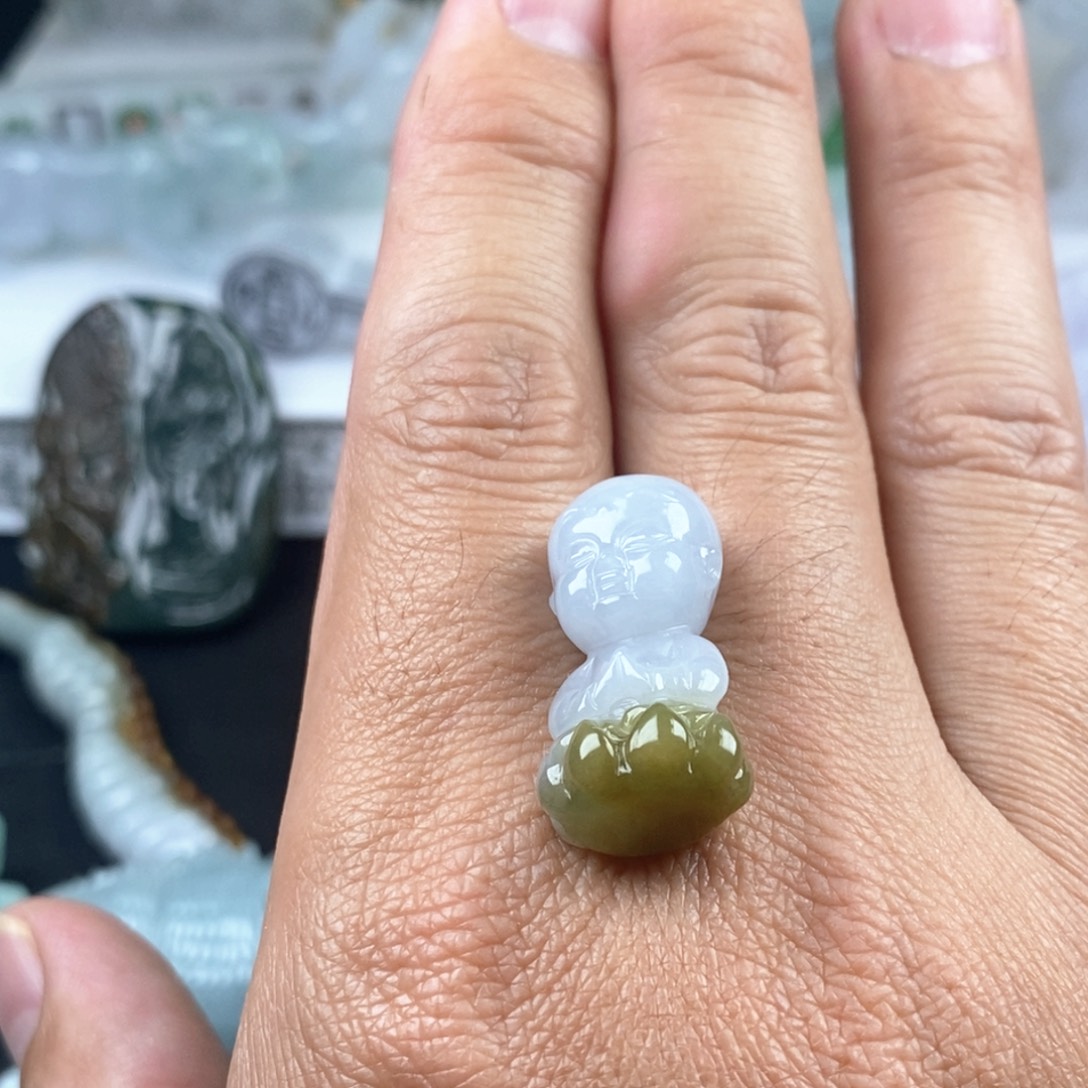 打***叭翡翠未镶嵌吊坠(不含链)