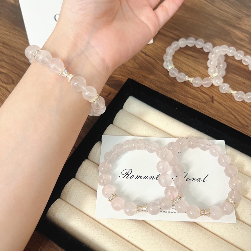 X844[桃李冰]莫粉手链高端轻奢手串多样性发一