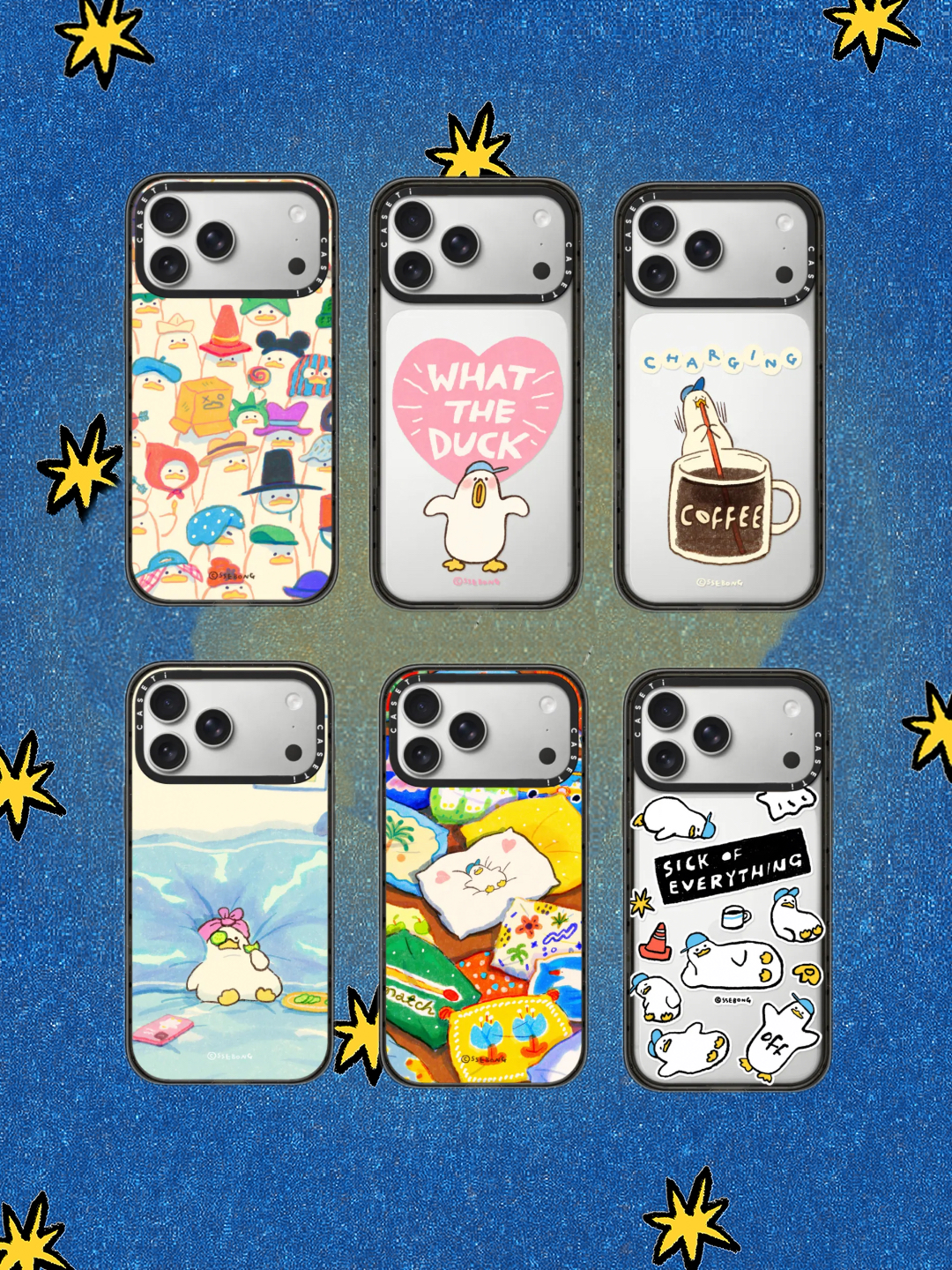 【新款鸭鸭】透明时尚潮流适用于iPhone17promax手机壳卡通可爱