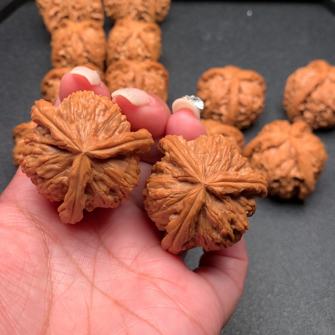 核桃手串/手链不*理白狮子三棱