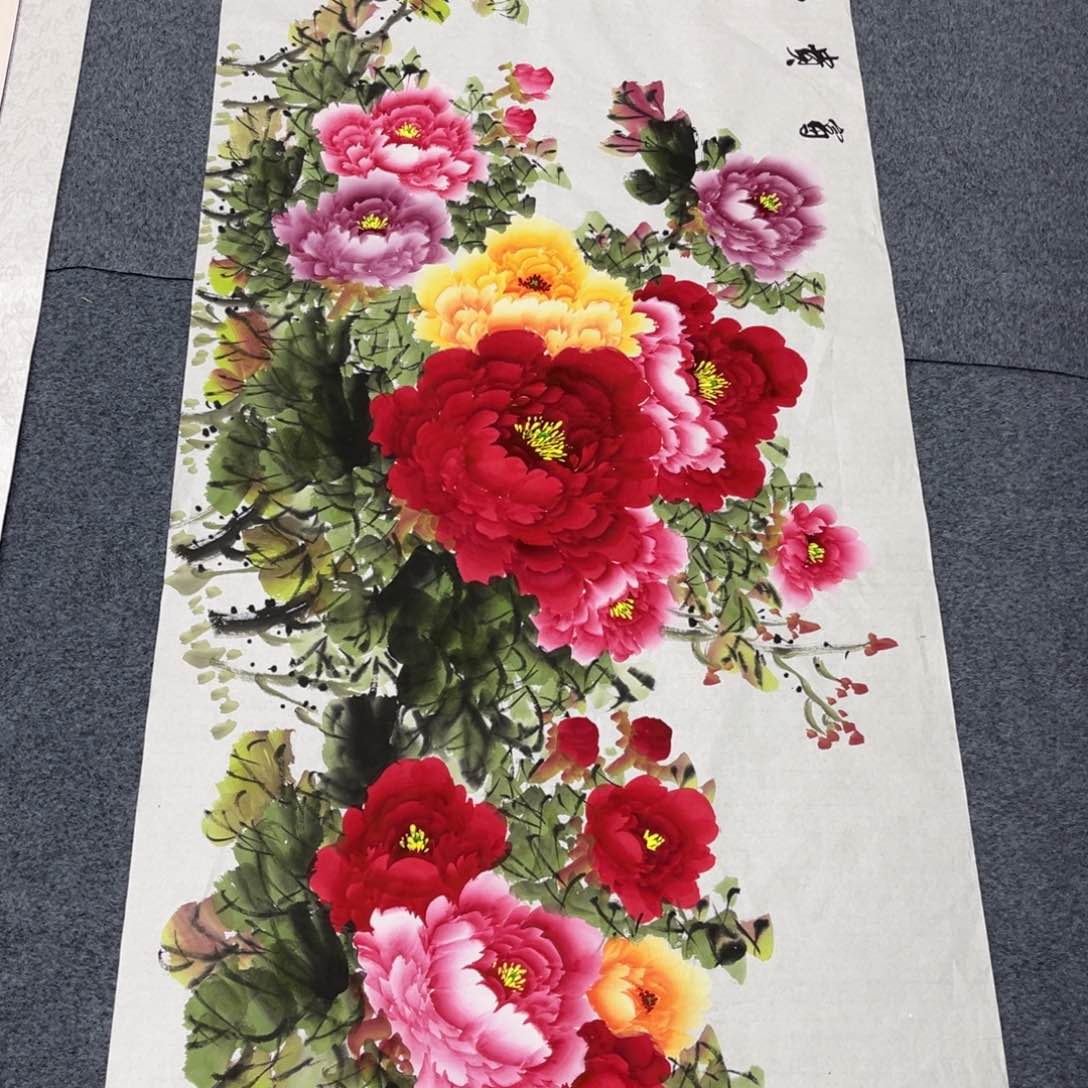 国画宣纸手绘，手工作品