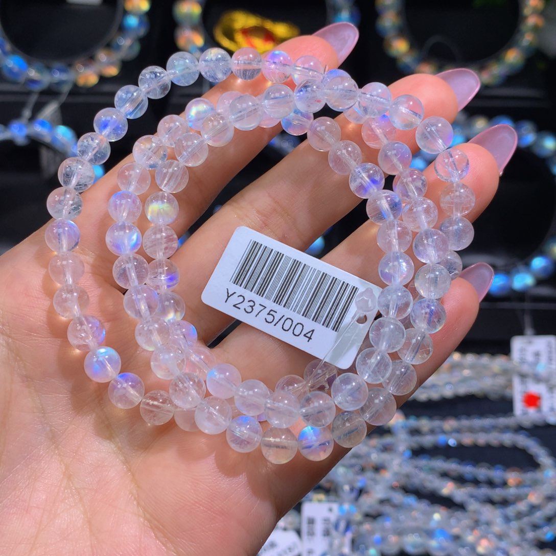 月光石手串未镶嵌爱****檬Y2375/004 6.0mm