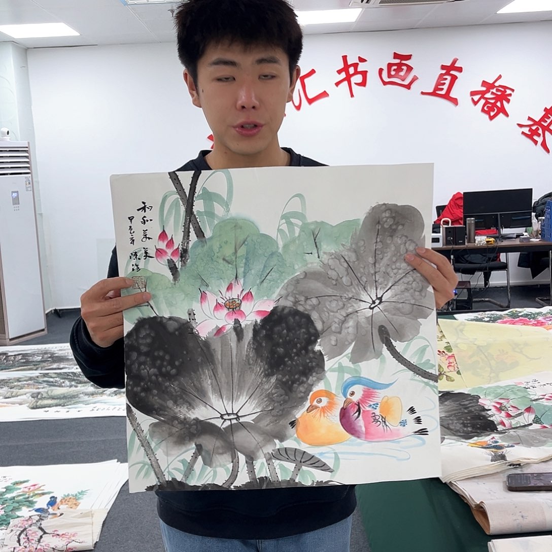 国画国画纯手工作品