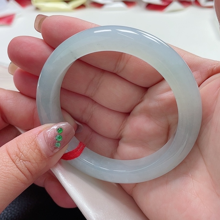 翡翠手镯未镶嵌缅甸翡翠手镯58圈