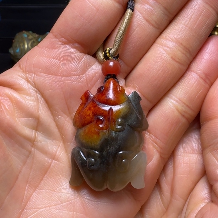 和田玉（糖玉）挂件未镶嵌