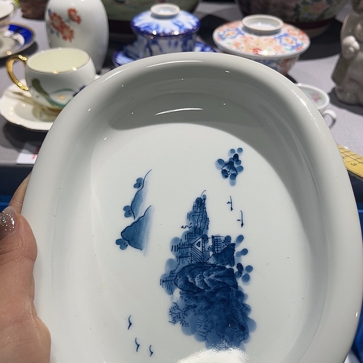 中古回流瓷器，默认微瑕，满二十包邮！绿泥
