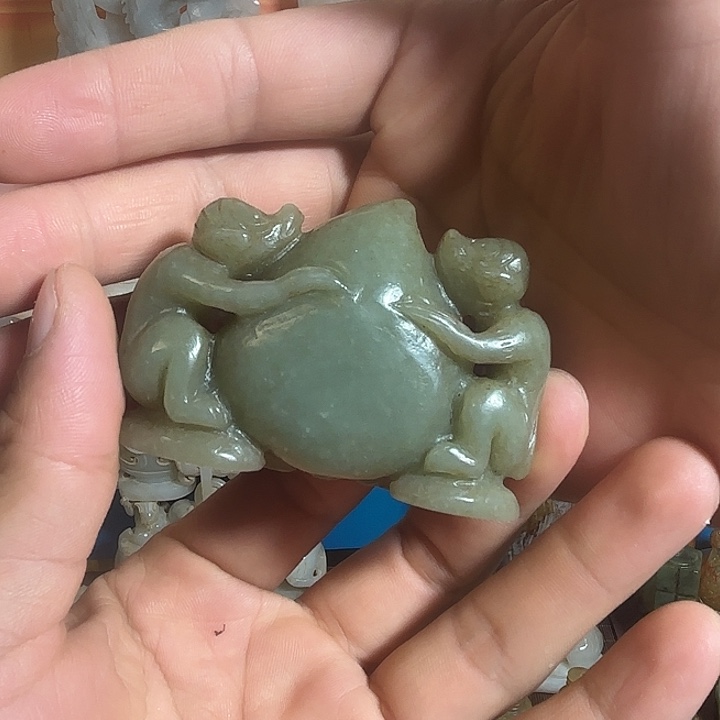 未镶嵌和田玉（青玉）挂件