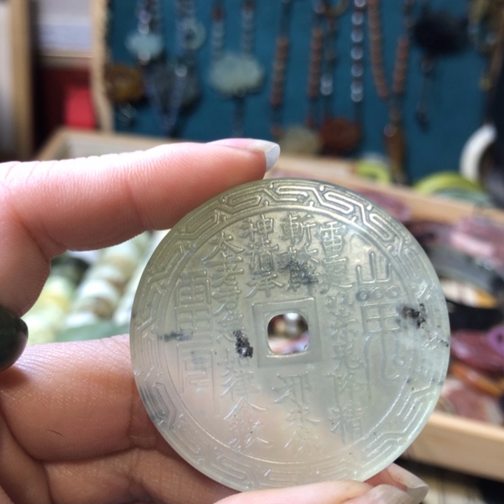 岫玉未镶嵌岫玉戒圈