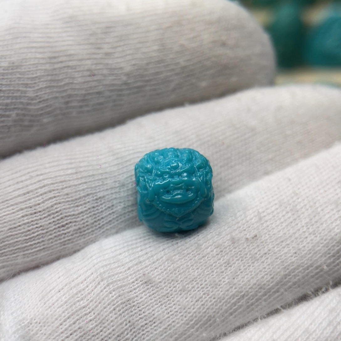 绿松石未镶嵌颈饰卡11.7-10.3