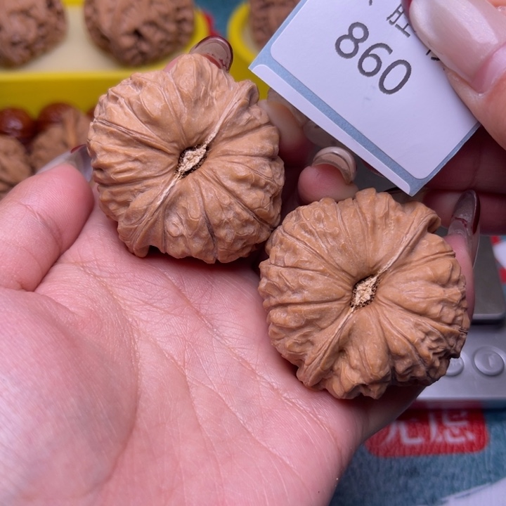 文玩核桃把件南瓜墩44.860
