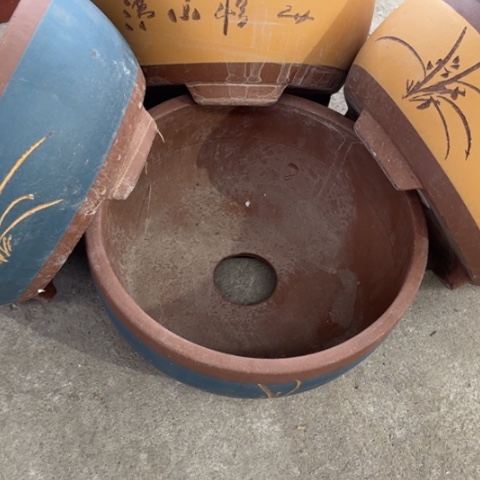 紫砂花盆50-4。             22/10