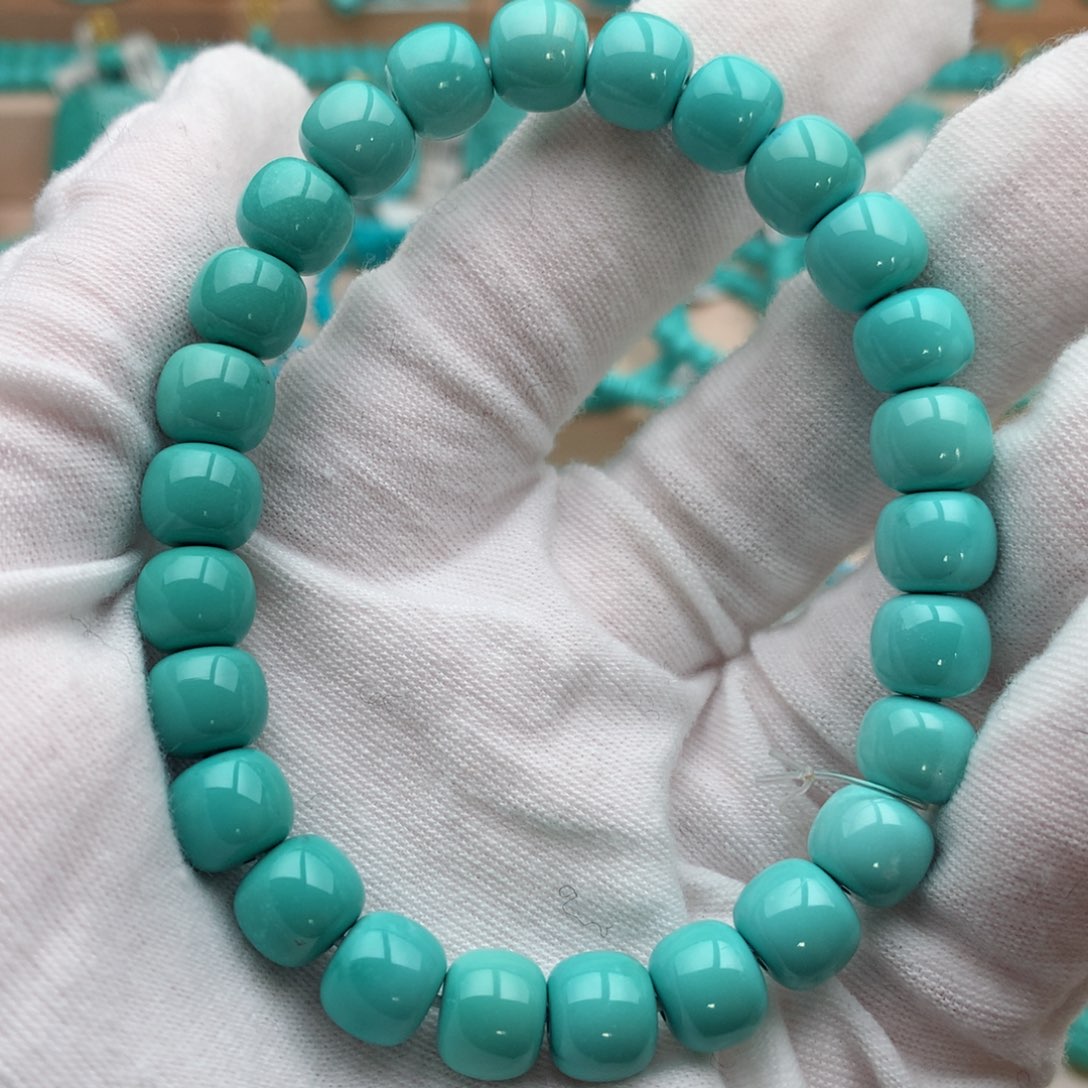 绿松石未镶嵌珠宝奇石8.5mm