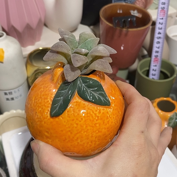 摆件陶水培陶盆无孔 瑕疵介意勿拍