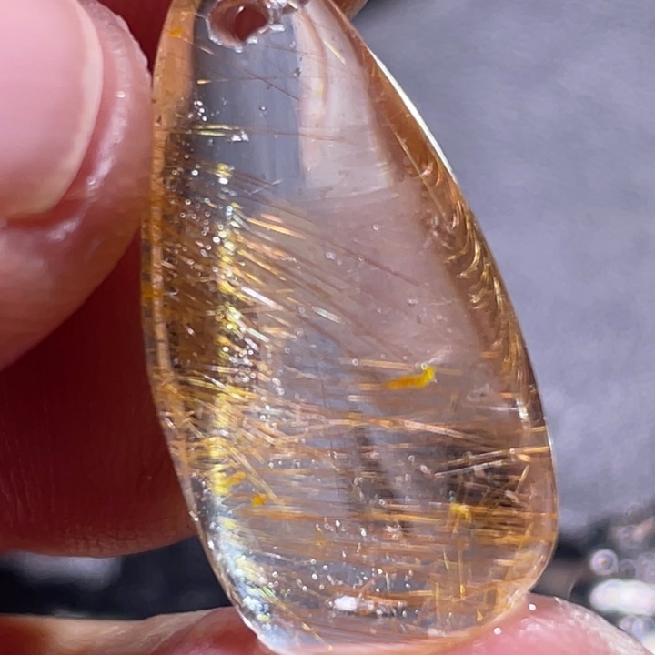 华***民颈饰未镶嵌发晶钛