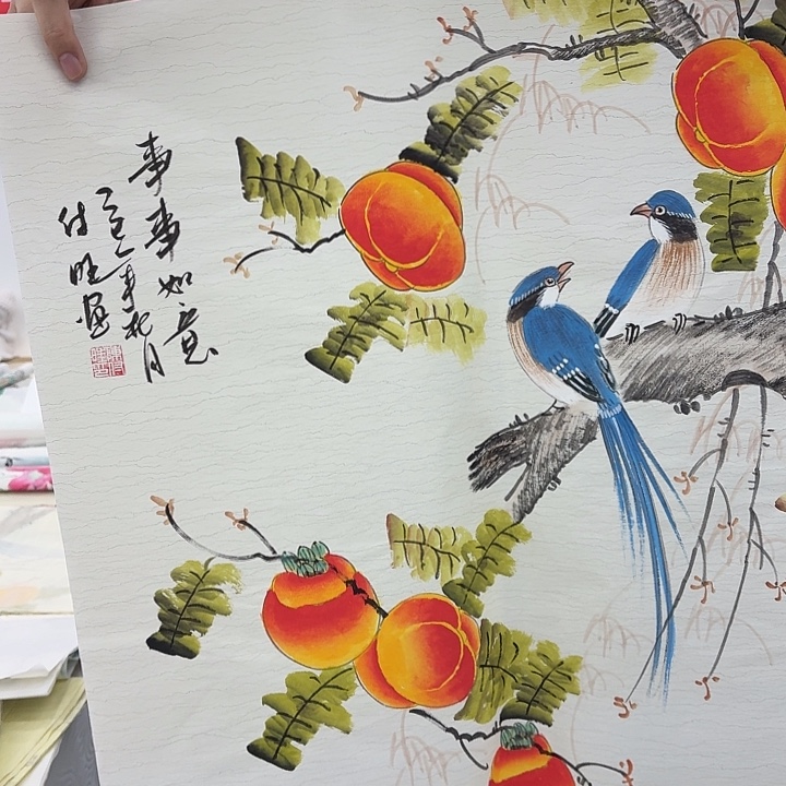 国画纯手绘国画作品