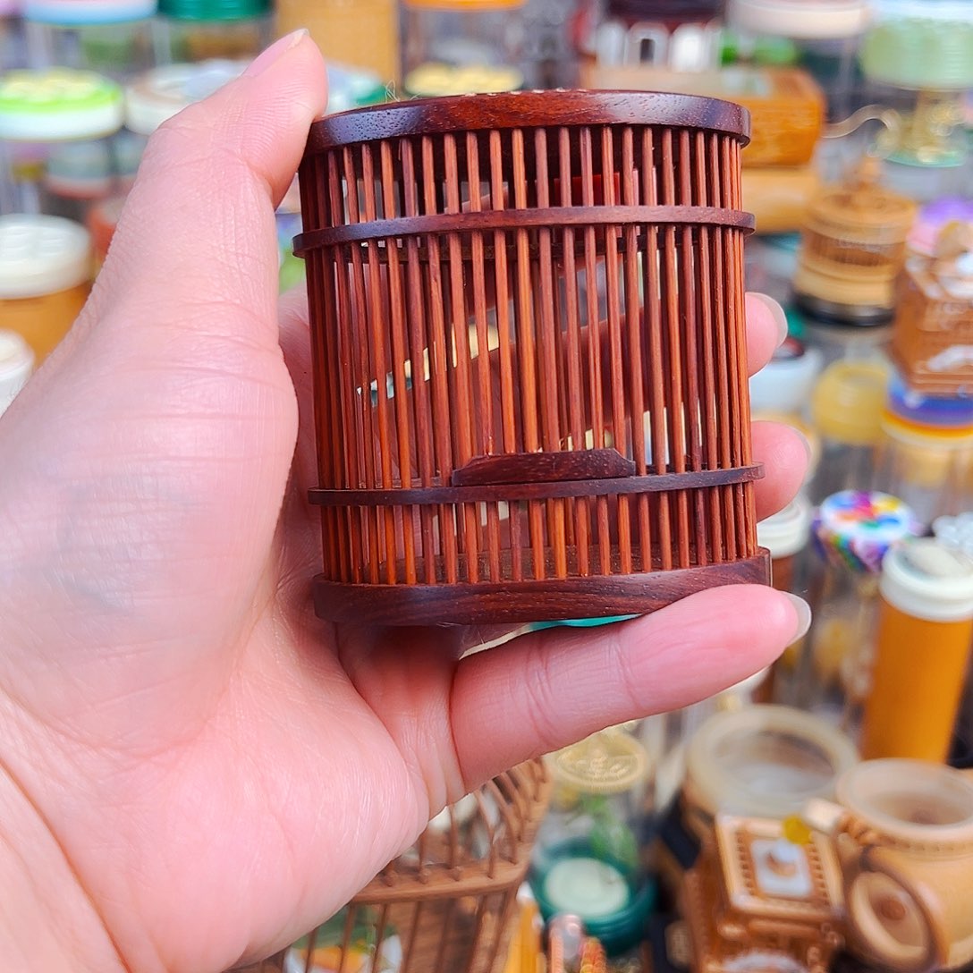 木黄檀椭圆扎嘴竹蛉笼