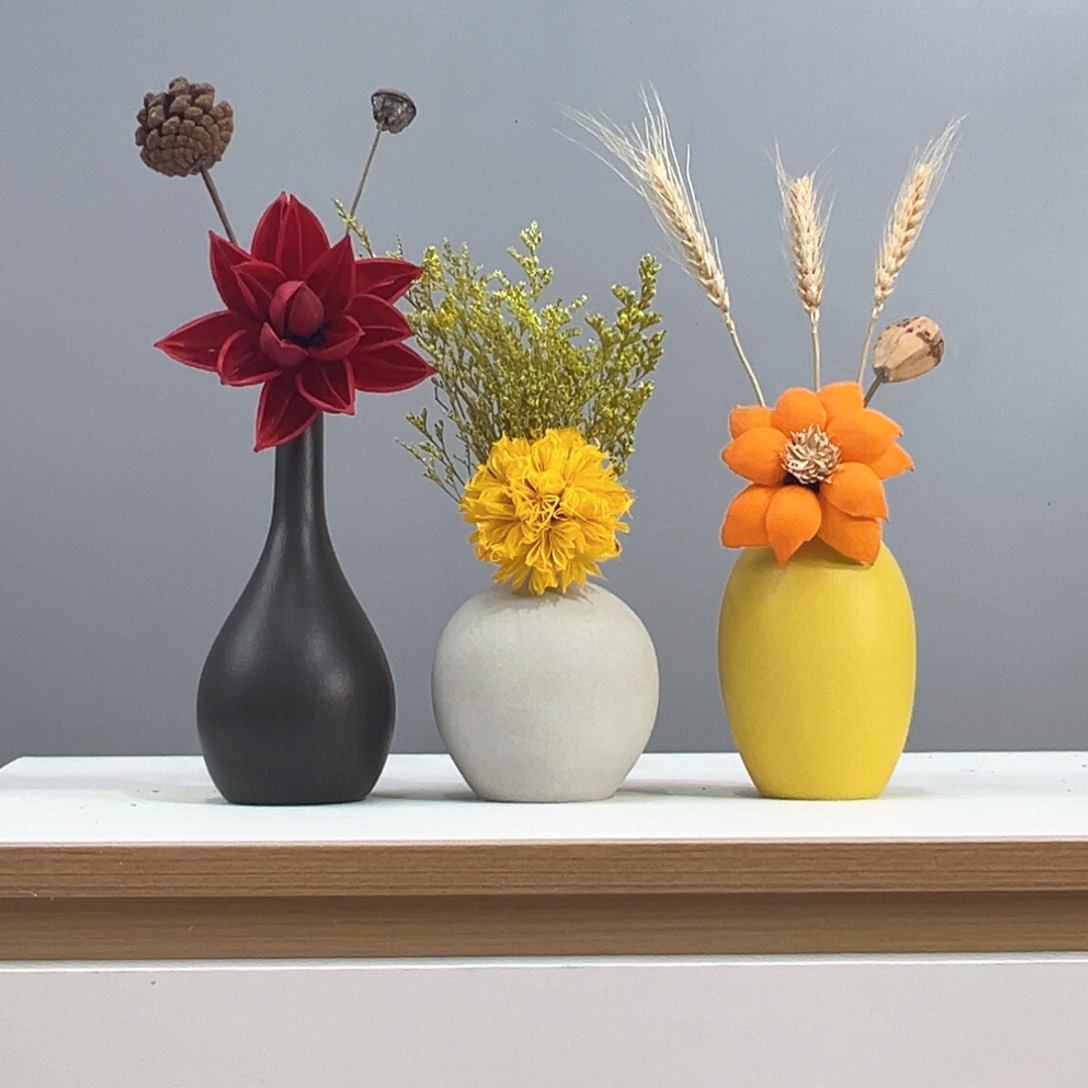 瓶花瓶带花高度20-30厘米左右