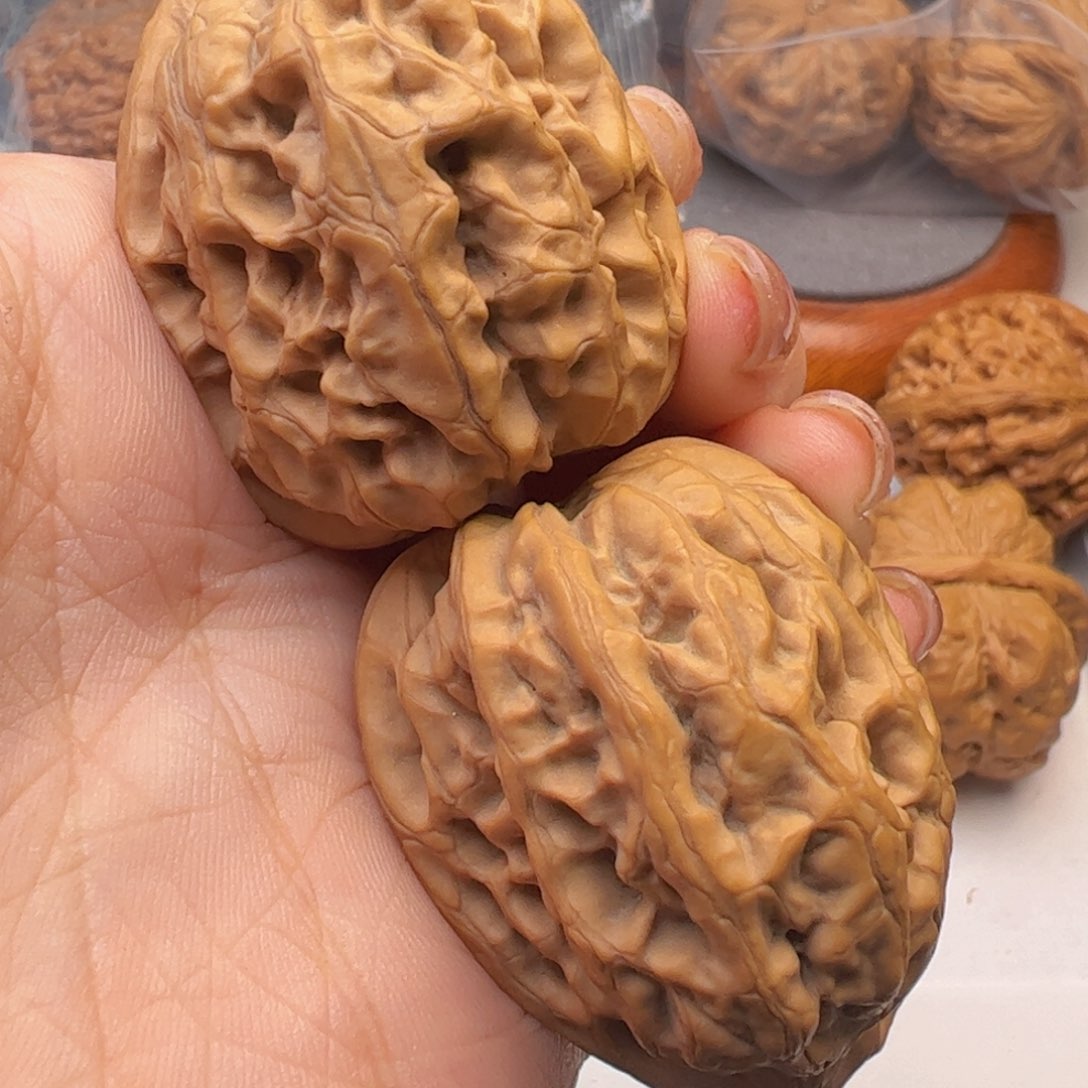 文玩核桃吊坠火苗40