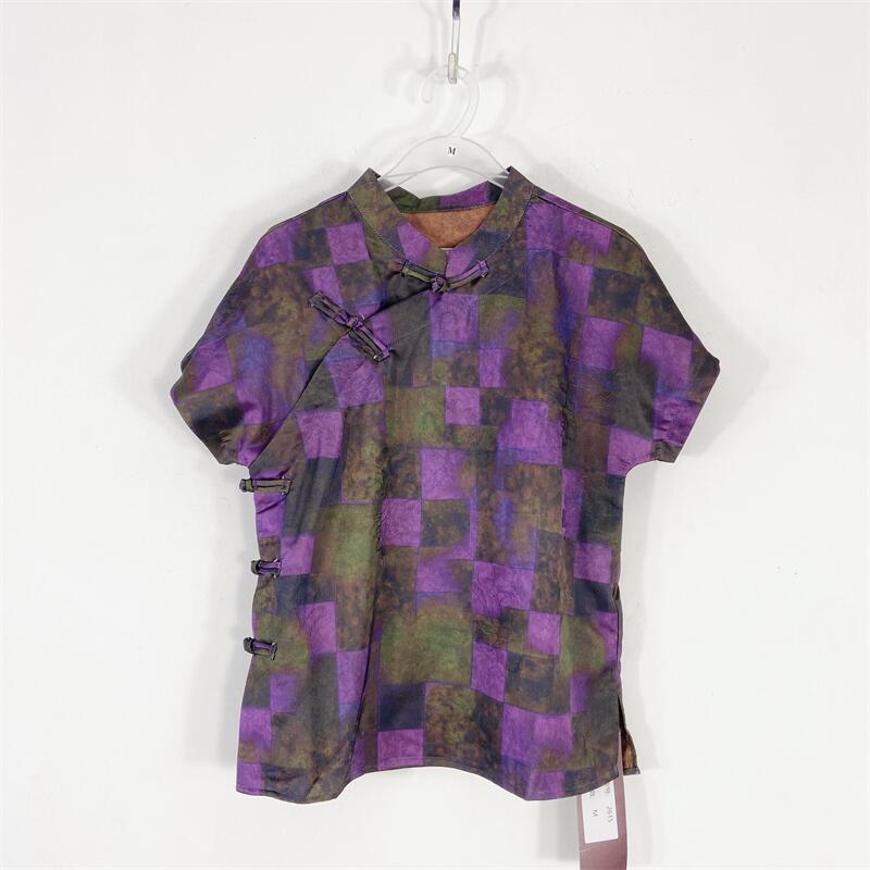 【77衣橱】KA9313品女装上衣短袖T恤气质轻奢【红人上新】