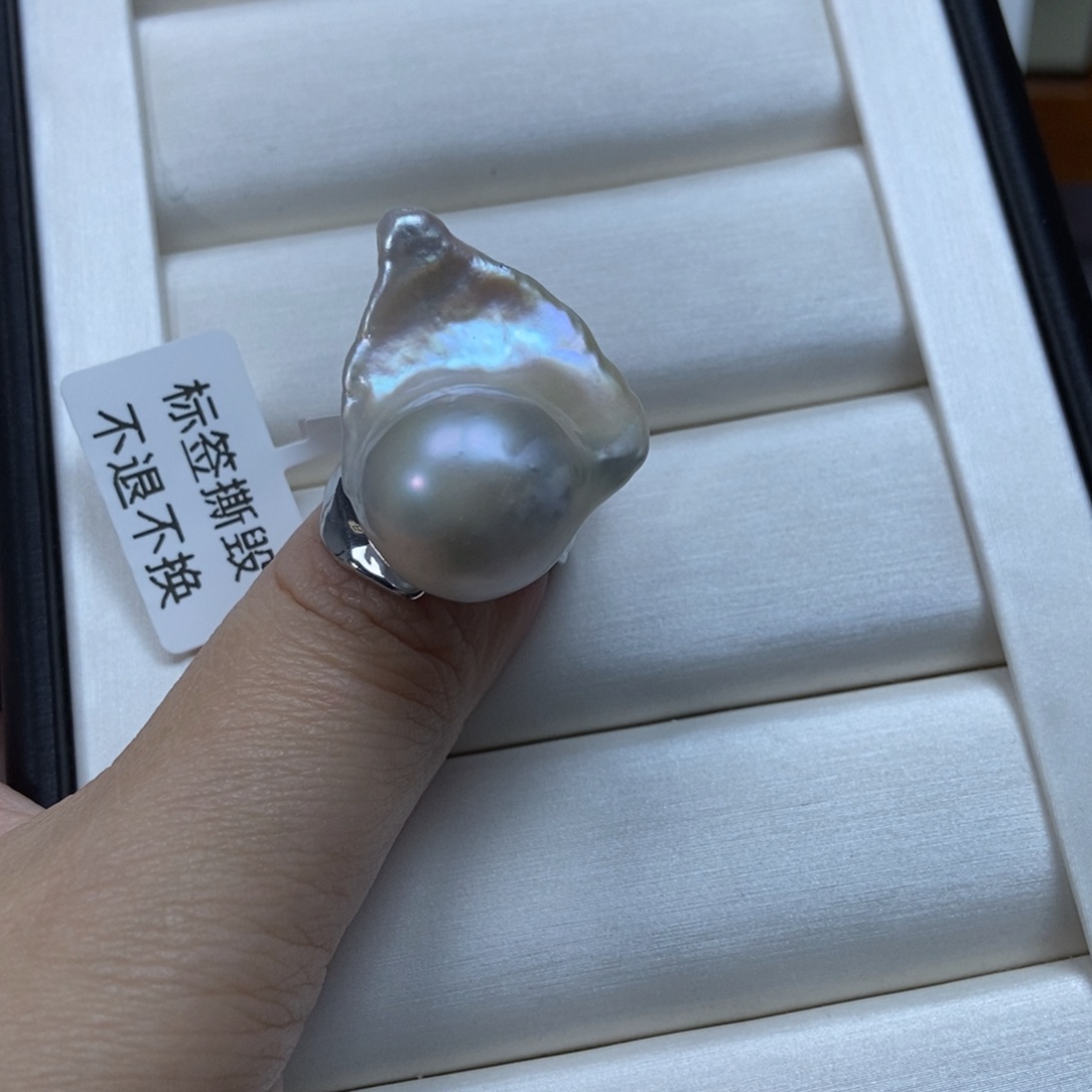 淡水珍珠戒指合金福利205