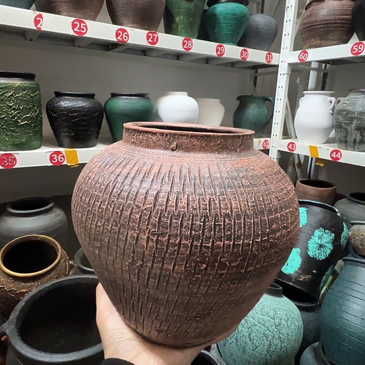 复古坛子高20口11默认打孔