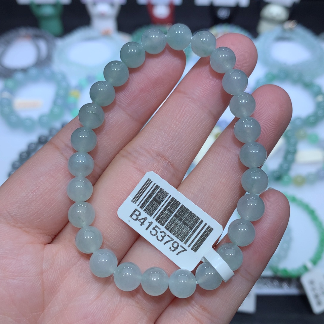 翡翠未镶嵌手串天然