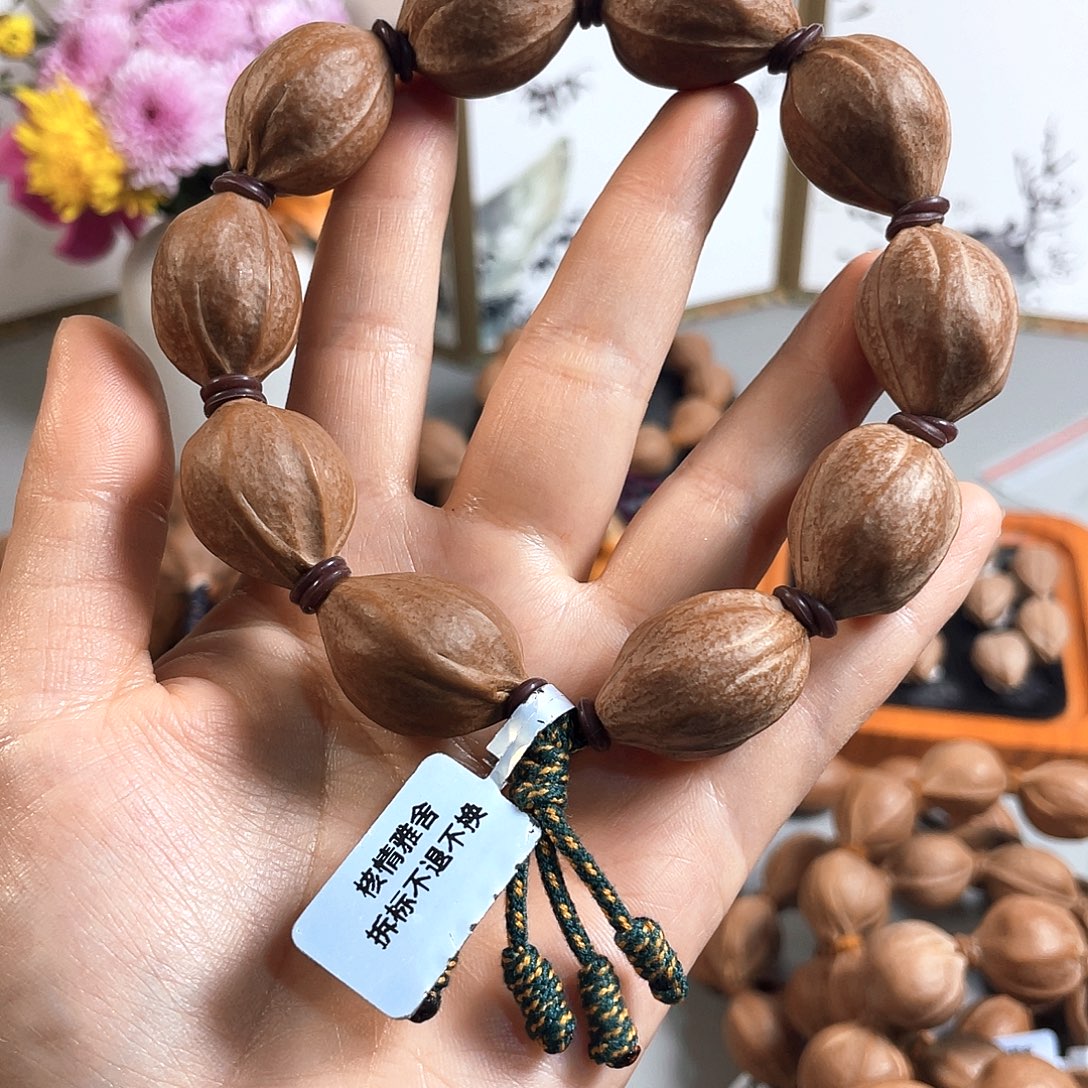 a***n手串/手链橄榄核19/26梅林铁核