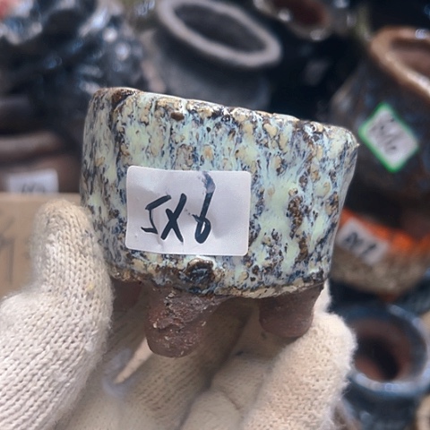 红陶粗陶花盆手工