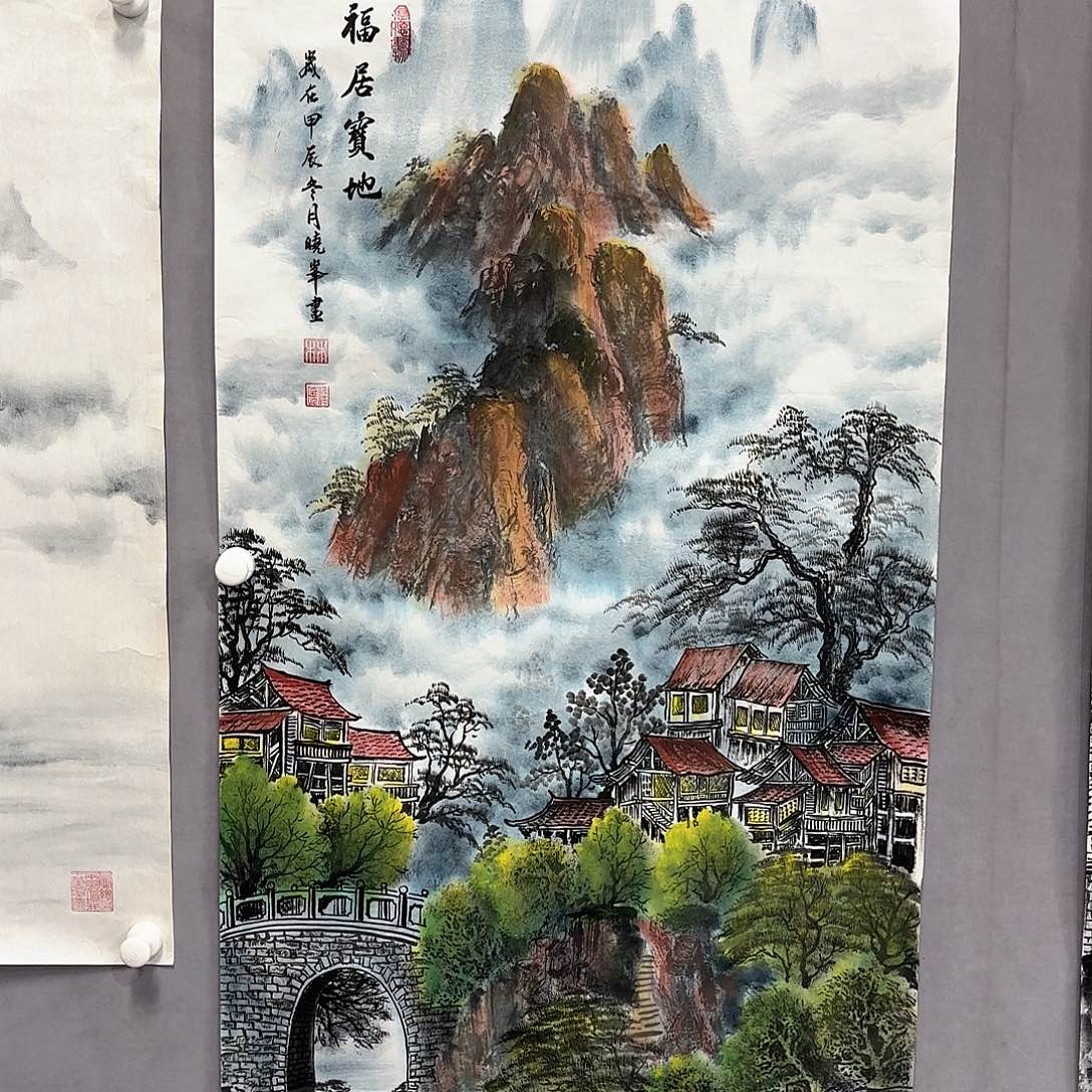国画国画纯手绘作品请放心去藏