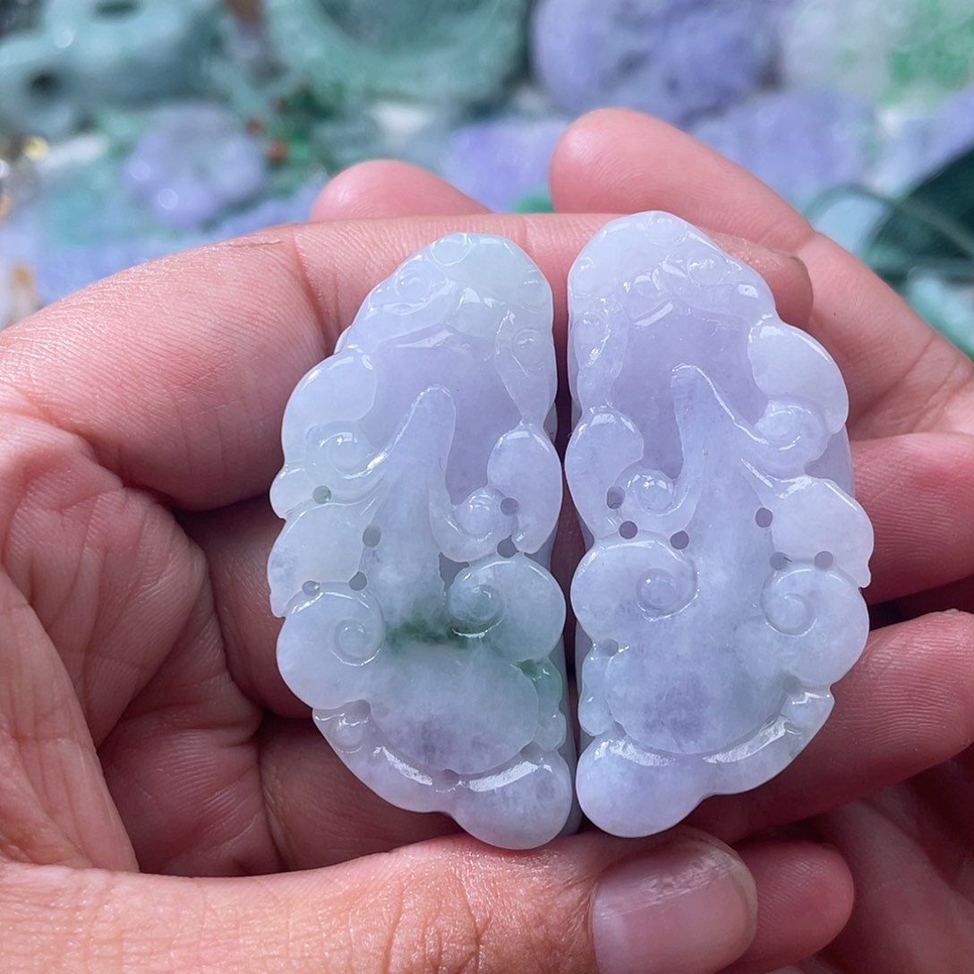 翡翠未镶嵌颈饰翡玉缘翡翠