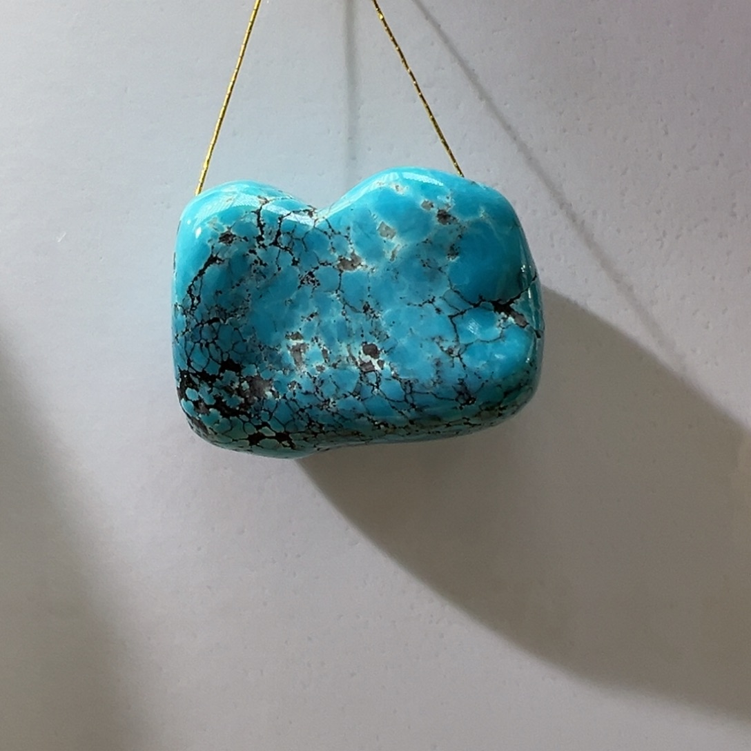 绿松石未镶嵌挂件