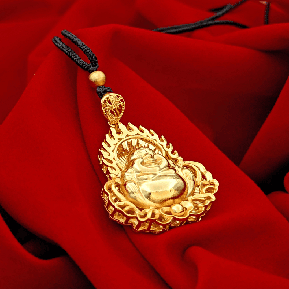 合金吊坠  2024新款【弥勒佛吊坠】气质时尚精美轻奢经典百搭潮流款