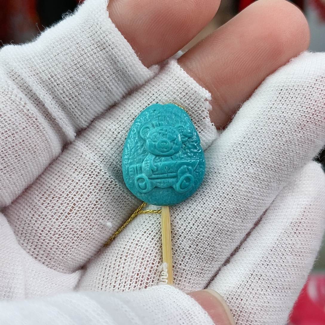 绿松石珠宝奇石未镶嵌