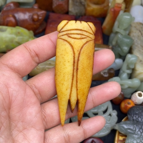 和田玉未镶嵌颈饰18