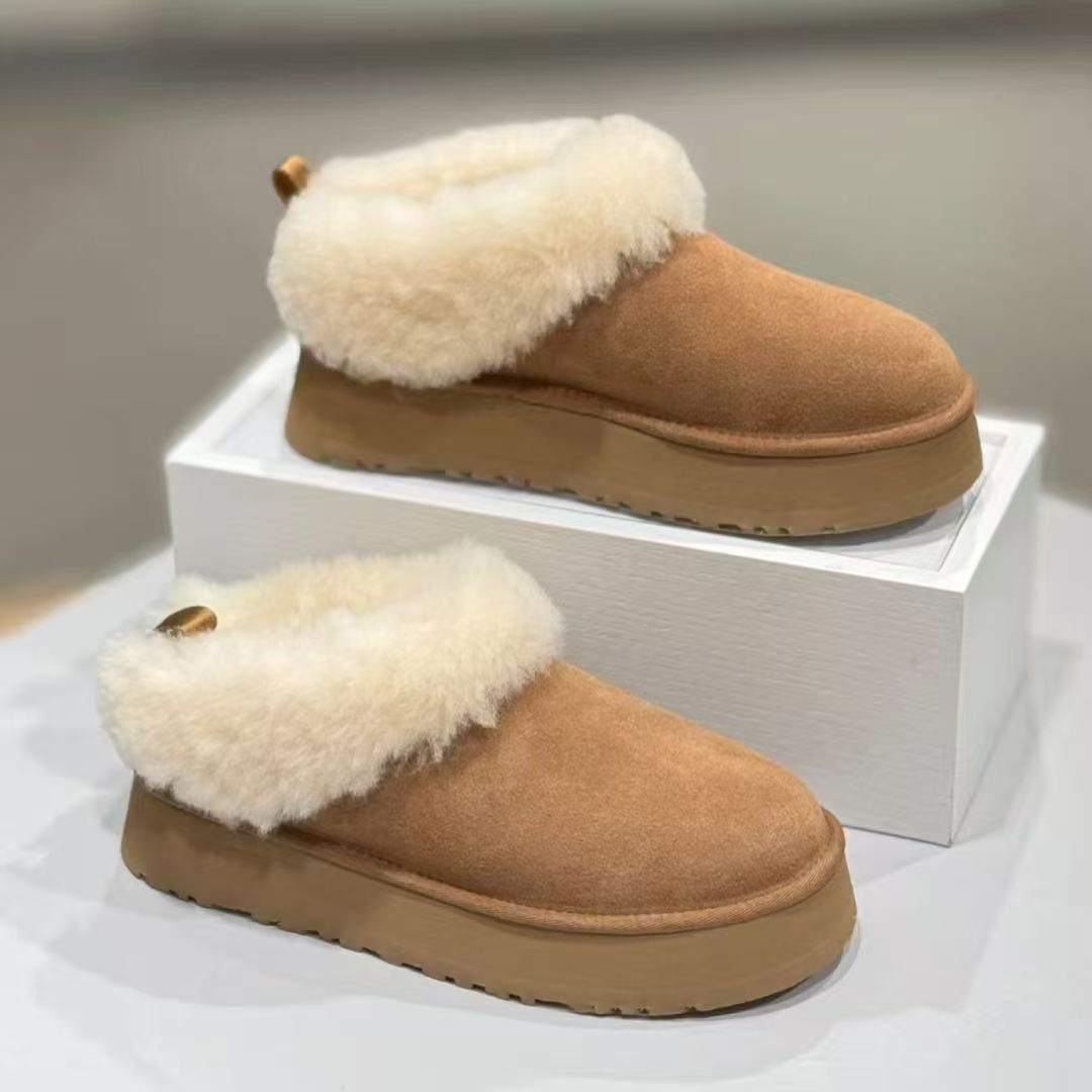 【雪地靴合集】真皮真毛皮毛一体雪地靴