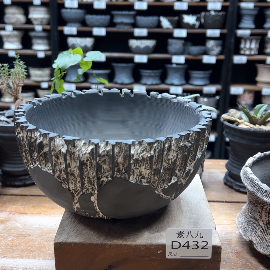 素八九陶瓷内口17高10