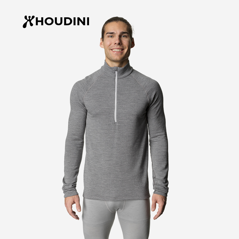 HOUDINI/胡丁尼双旦「迪索丽半开领加厚款二代」男长袖上衣840075