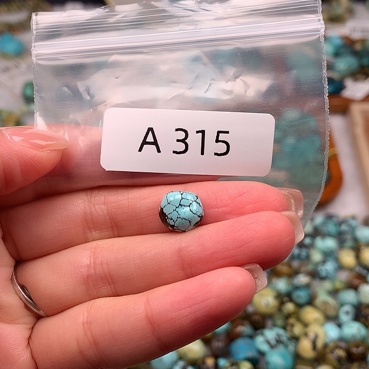 绿松石未镶嵌扣子扣子