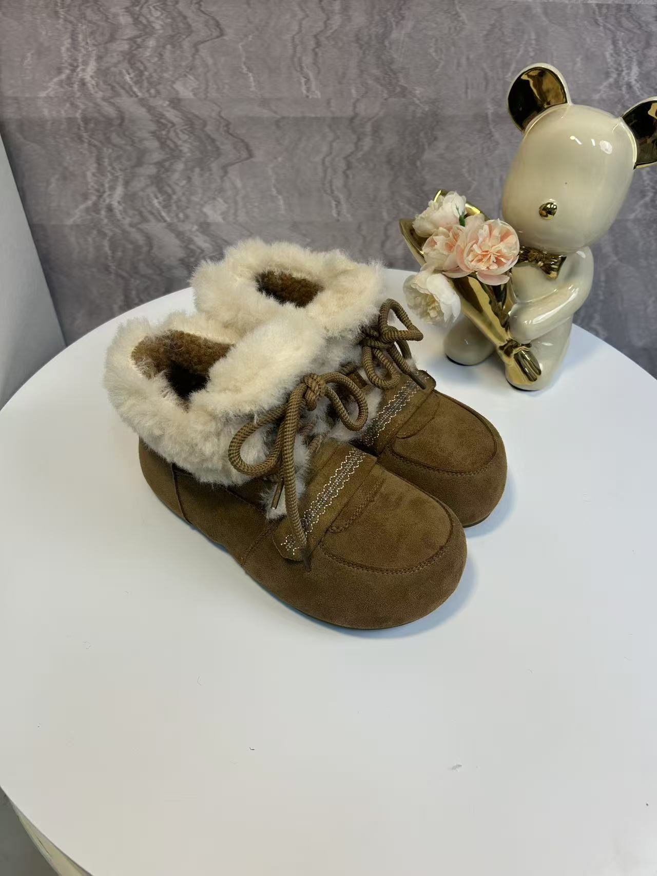 0586-22冬季新款厚底百搭时尚雪地靴