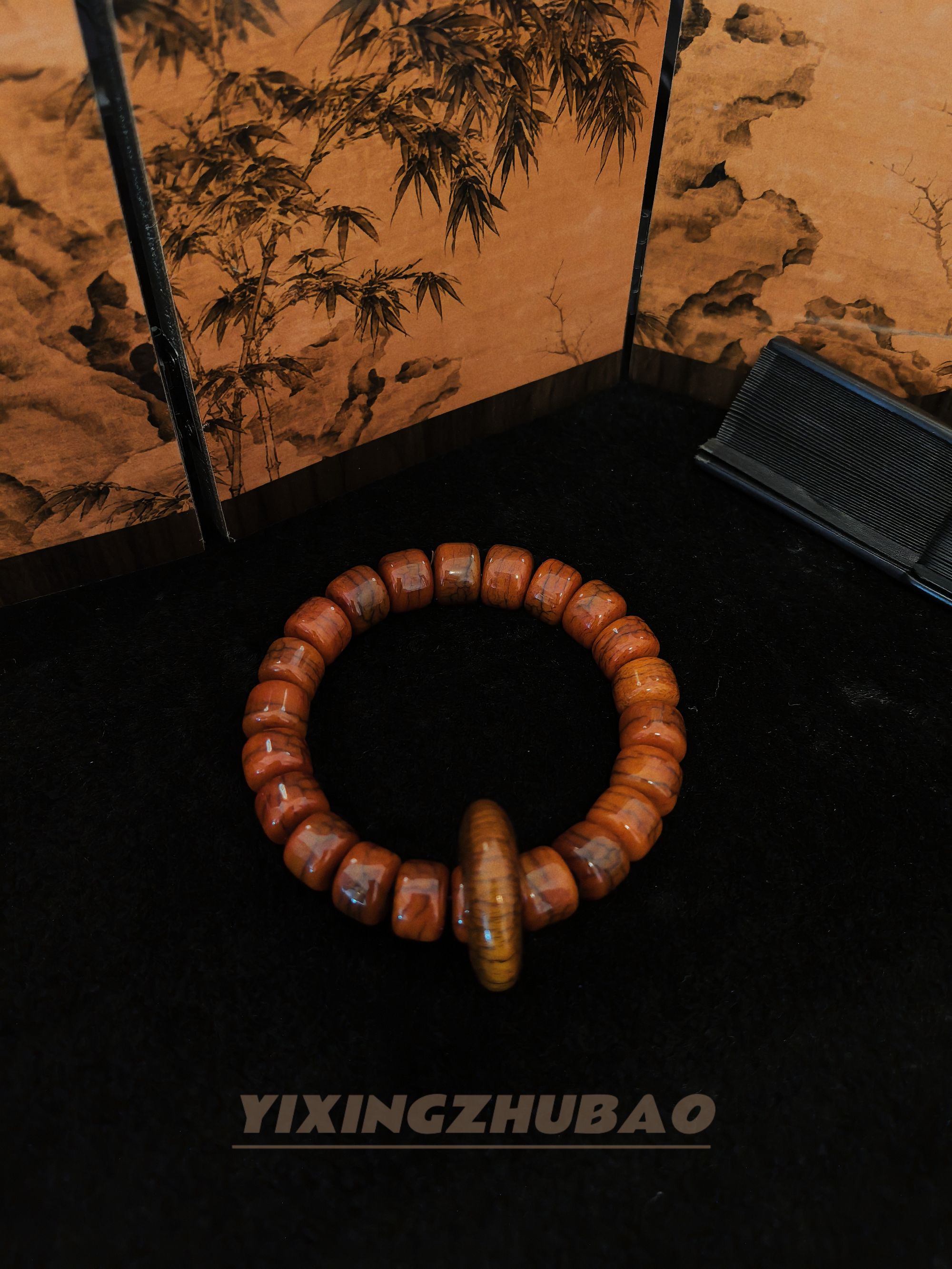 藏式高端骨质手串p