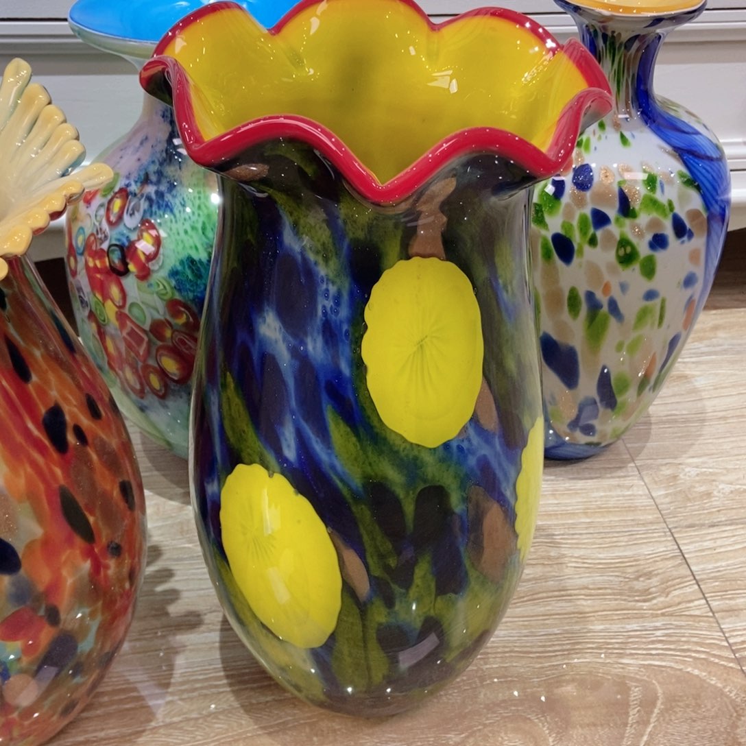 琉璃手工艺品紫**开精品