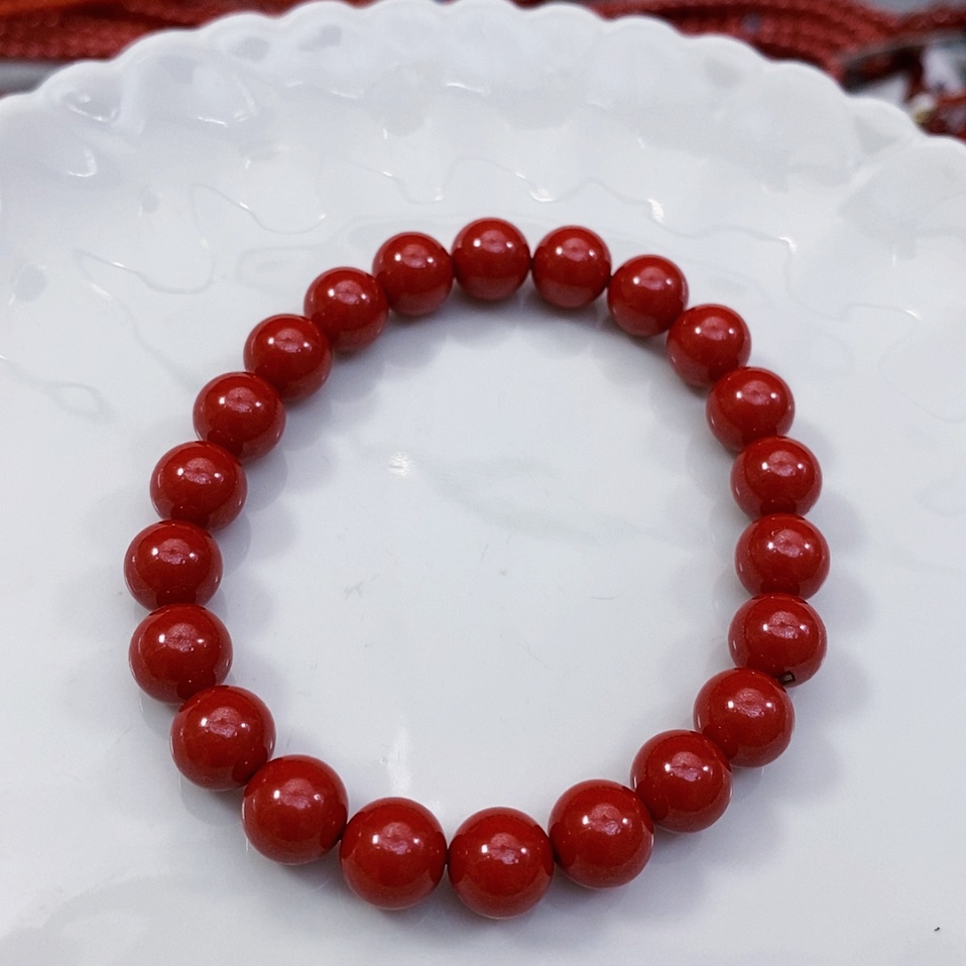 淡水珍珠手串（拍4发1朱砂）未镶嵌