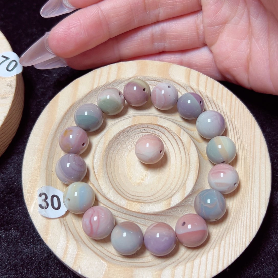 石英质玉手链未镶嵌蓝**?27