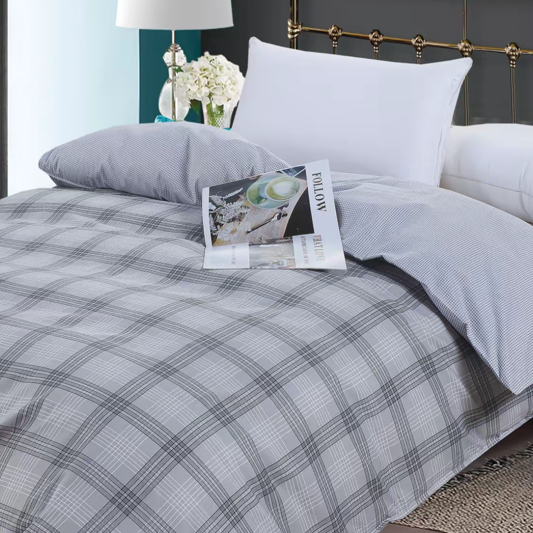 【单人被套】150cm*200cm 精纺细纱100%全棉柔软舒适 四季可用