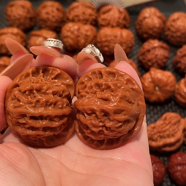 @***超吊坠文玩核桃宫灯0888