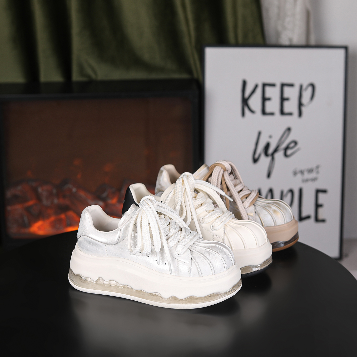 RIELOV增高6cm时尚潮流百搭女士休闲鞋56203