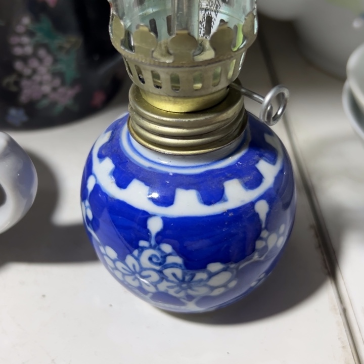 小***高缸景德镇陶瓷宝珠罐灯油